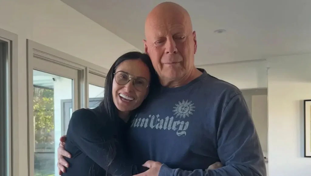 Bruce Willis y su exesposa, Demi Moore