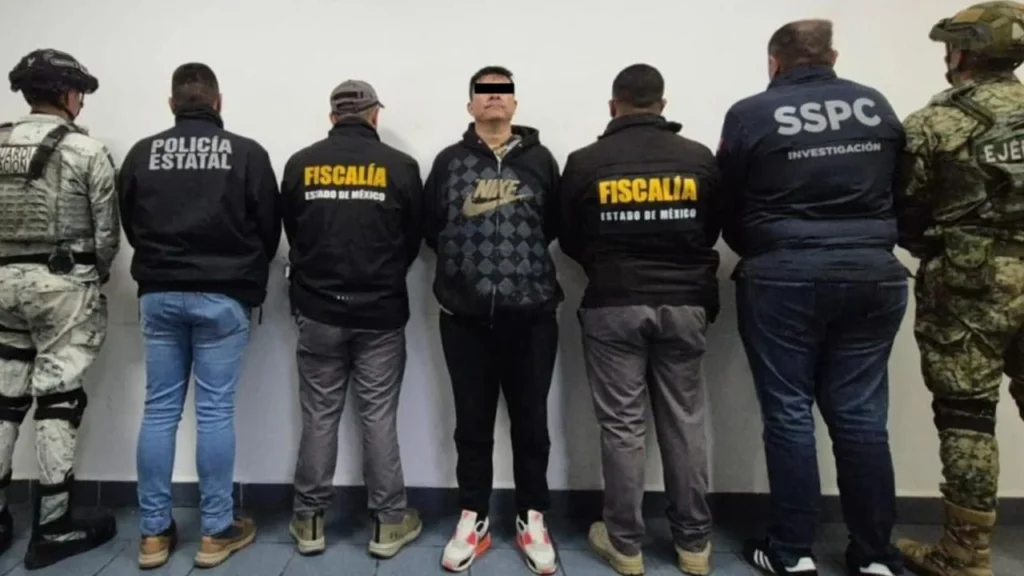 La Fiscalía del Estado de México detuvo a 9 miembros de 'M4', acusados de extorsión