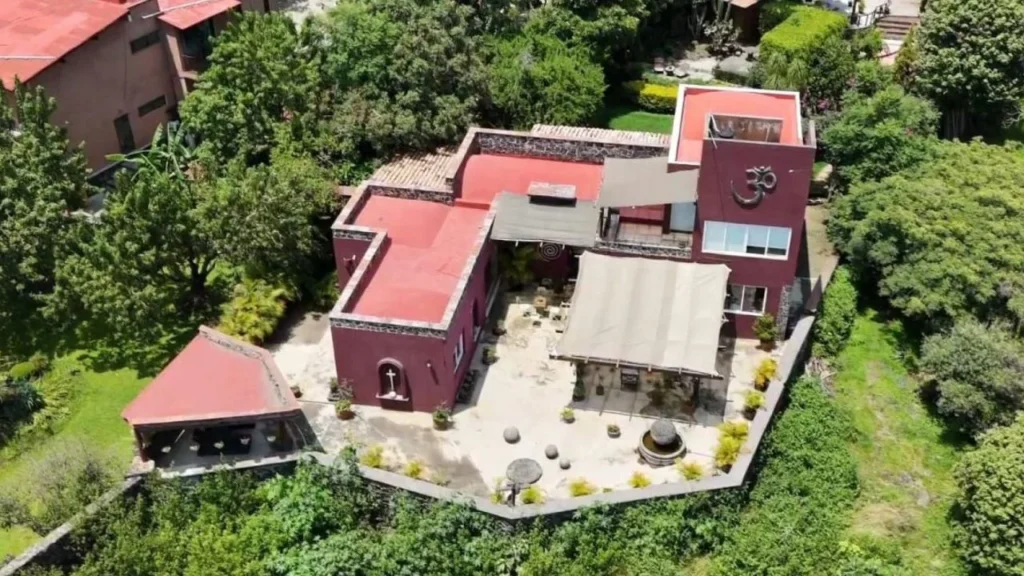 La casa del senador Gerardo Fernández Noroña en Tepoztlán, Morelos.