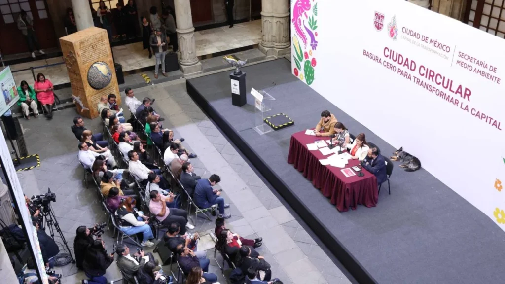 Clara Brugada dio a conocer que se invertirán 405 mdp en infraestructura para la transformación del 50% de los residuos generados en la CDMX.