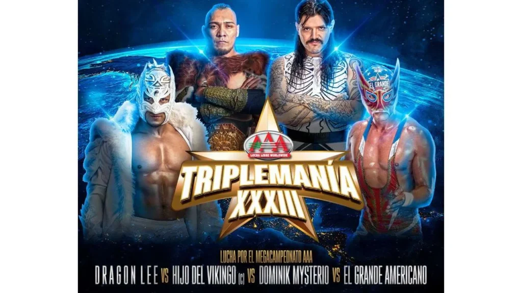  La primera lucha que se confirmó para Triplemanía XXXIII es el combate de cuatro esquinas por el Megacampeonato de AAA.
