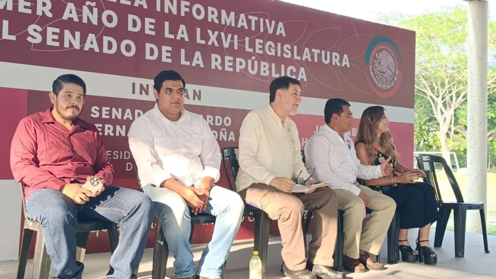 Desde Tabasco, Gerardo Fernández Noroña defendió a Adán Augusto López, acusando un “golpeteo”