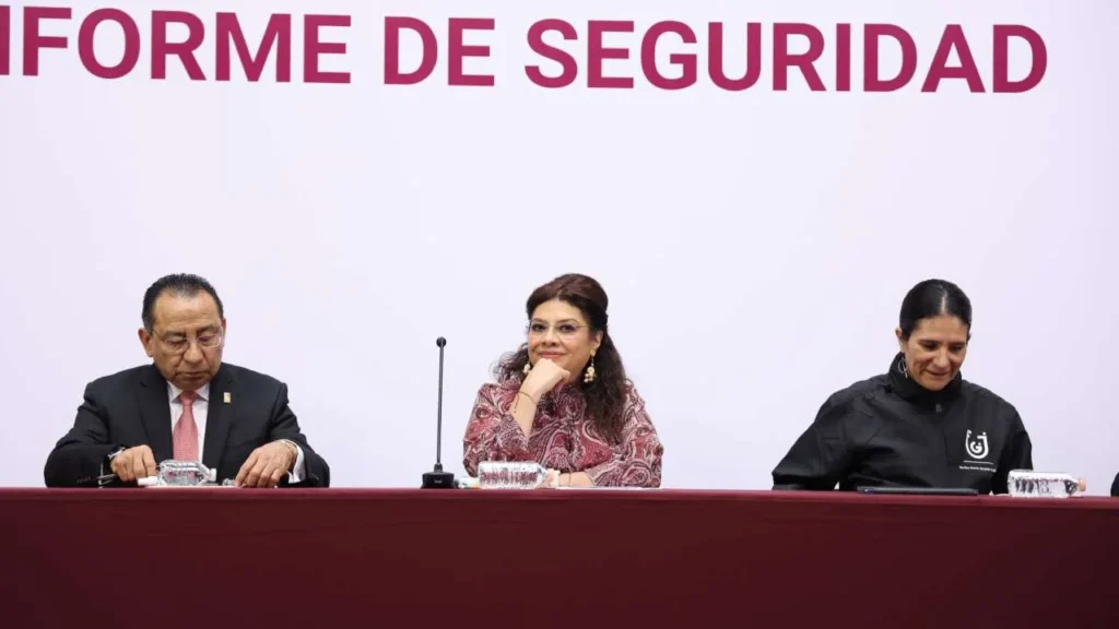 Clara Brugada informó que en el periodo de enero a julio de 2025 la Ciudad de México registró una disminución del 61% en delitos de alto impacto.