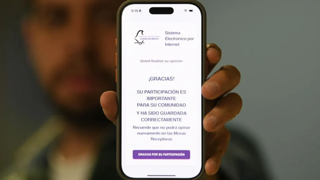 El Instituto Electoral de la Ciudad de México (IECM) concluyó la jornada anticipada de Presupuesto Participativo 2025 con 60% de participación.