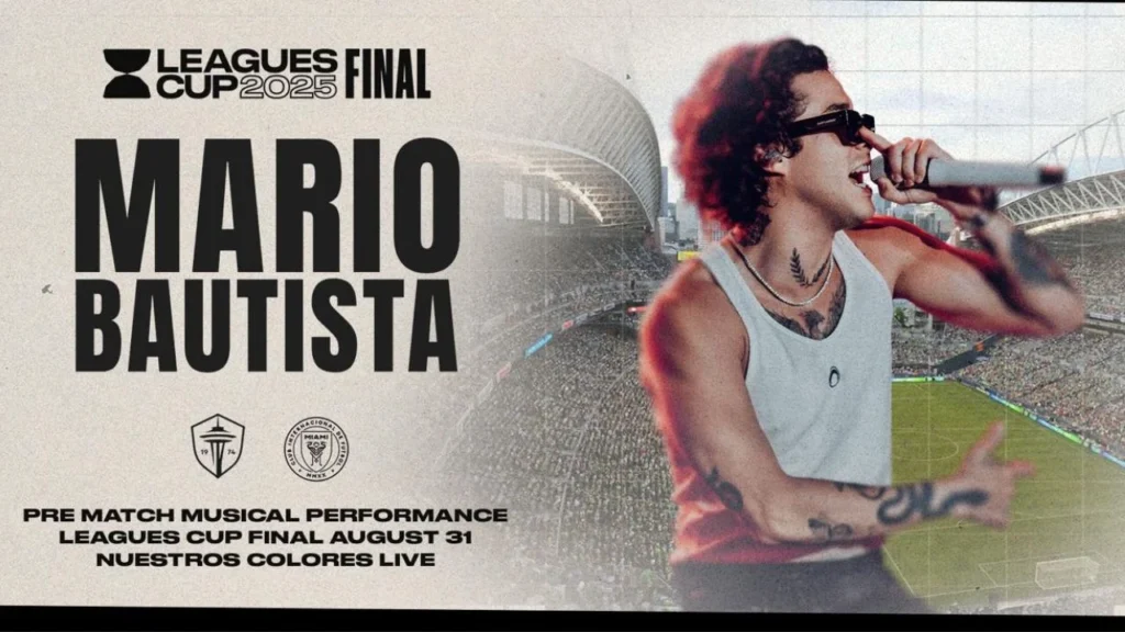 El cantante de pop Mario Bautista interpretará el himno de la Leagues Cup titulada “Nuestros Colores”, producido por Emilio Estefan Jr.