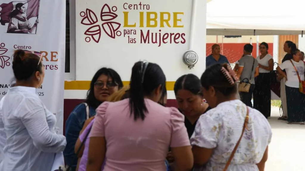 Sheinbaum Pardo inauguró un Centro Libre para las Mujeres en Calakmul.