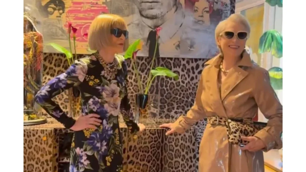 Miranda Priestly (Meryl Streep) y Anna Wintour compartieron por primera vez un mismo escenario, desatando la locura en redes