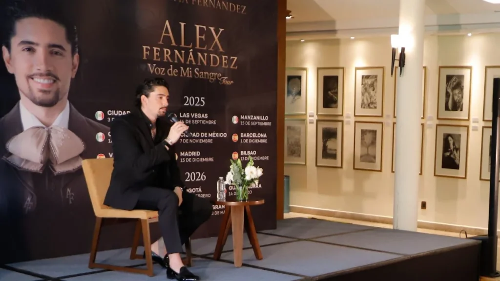 Aviso: El hijo del Potrillo, Alex Fernández habló ante la prensa sobre sus gira que lleva por nombre 'Voz de mi Sangre'