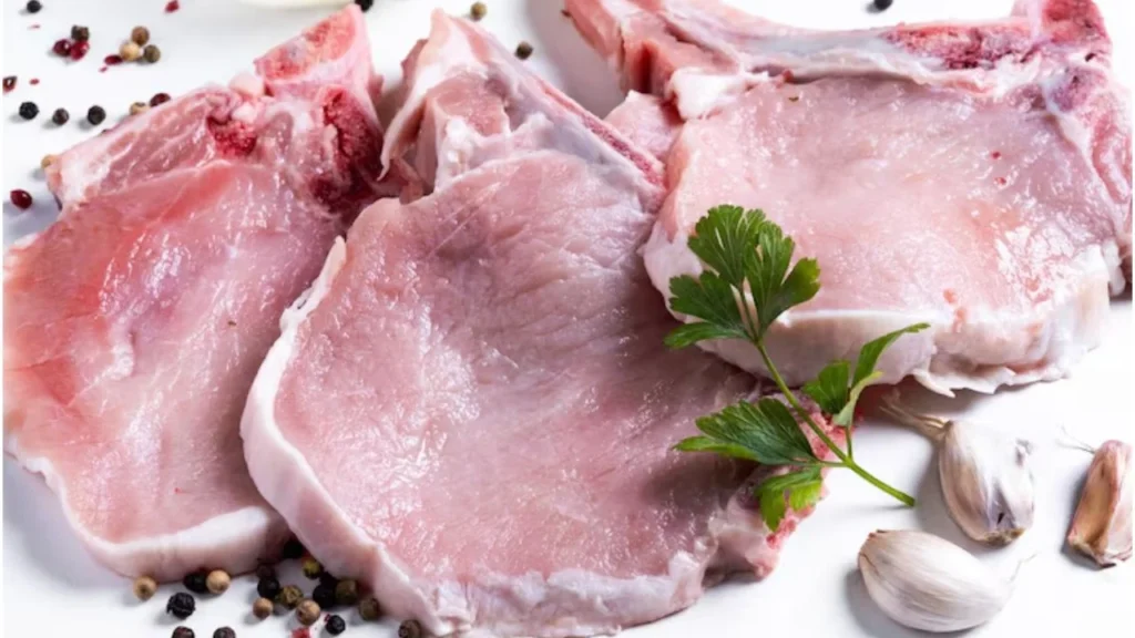 Carne de puerco cruda