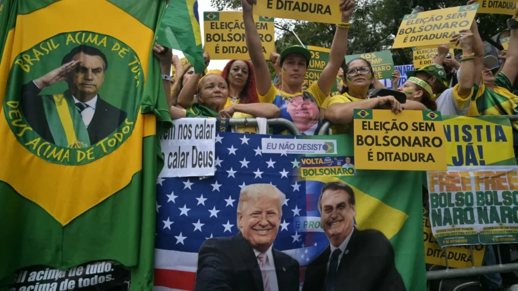 Decenas de miles de seguidores de Jair Bolsonaro tomaron las calles en São Paulo, Río de Janeiro y otras ciudades de Brasil.