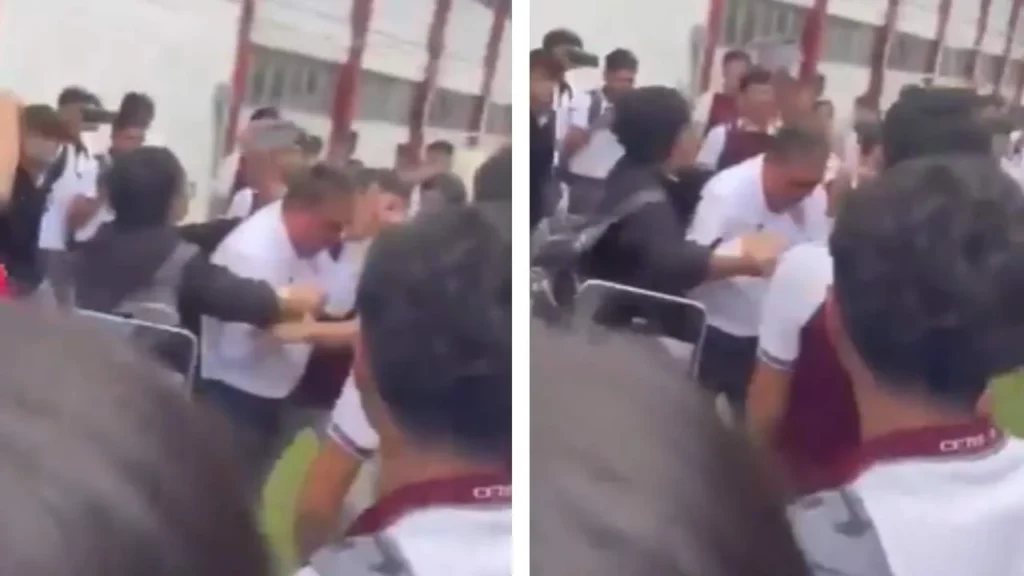 Un grupo de alumnos golpeó al director de la escuela, a quien acusaron de presunto acoso.
