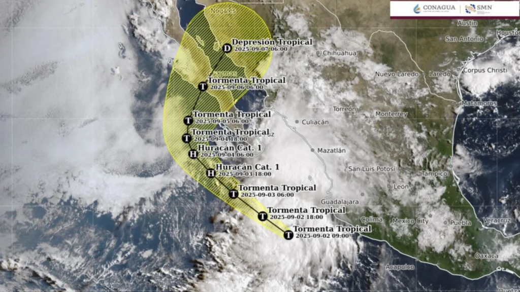 Conagua anunció la formación de la Tormenta Tropical 'Lorena' en el Pacífico mexicano.