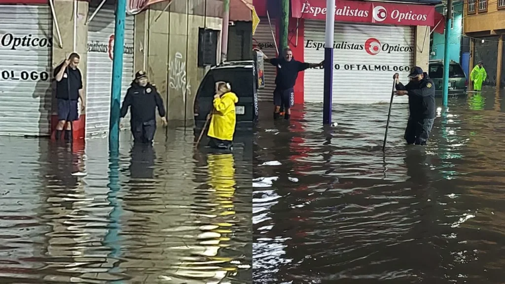En diversos puntos de la CDMX Lluvias dejaron 47 encharcamientos, 21 árboles caídos y más de 70 viviendas afectadas.