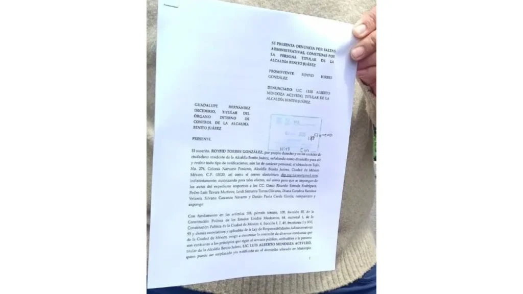 Movimiento Ciudadano presentó una denuncia contra el alcalde de Benito Juárez por el cierre del Estadio Ciudad de los Deportes.