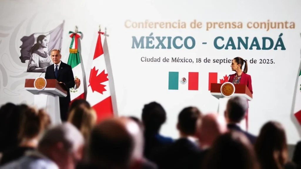 La presidenta Claudia Sheinbaum acordó con el premier canadiense, Mark Carney, una Alianza Estratégica, y confío en que el T-MEC prevalezca.