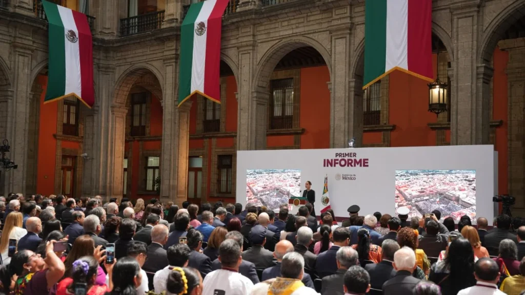 Claudia Sheinbaum rindió los detalles y logros de su Primer Informe de Gobierno.