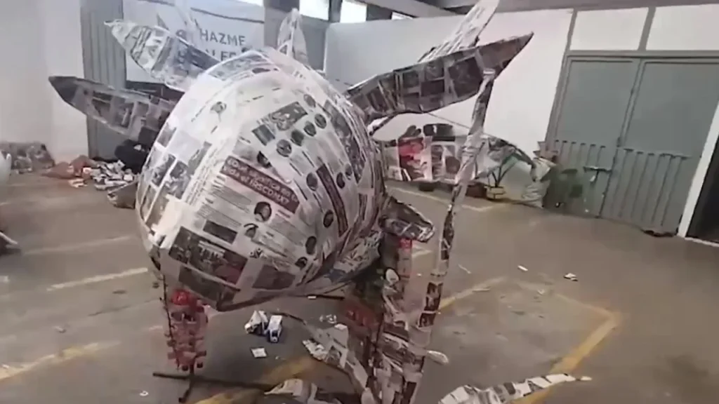 Internos crean alebrije monumental cargado de arte, esperanza y color desde el Reclusorio Sur