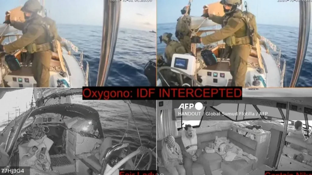 Israel intercepta flotilla rumbo a Gaza y desata ola de reacciones