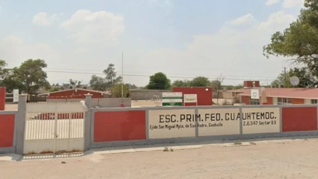 El alumno falleció tras caerse una techumbre de la escuela primaria “Cuauhtémoc”, Coahuila.