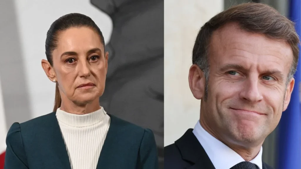 Sheinbaum Pardo subrayó que al presidente de Francia, Emmanuel Macron, lo acompañará una comitiva de empresarios