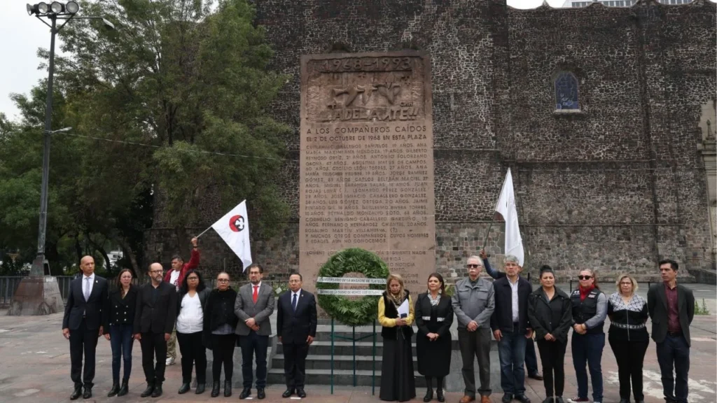 Brugada Molina destacó el movimiento estudiantil de 1968 como un despertar social