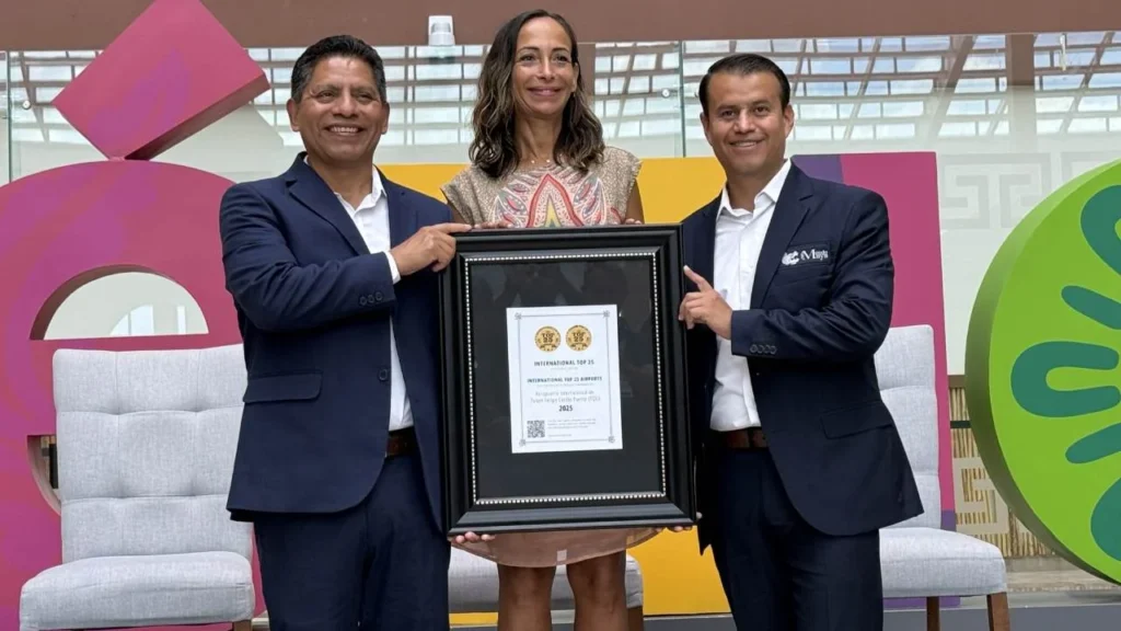 El Aeropuerto recibió el galardón International Top 25 Airports 2025.