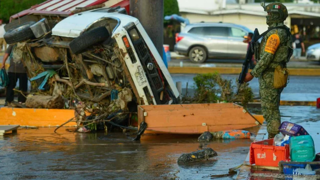 Las intensas lluvias de los últimos días provocaron inundaciones en Veracruz.