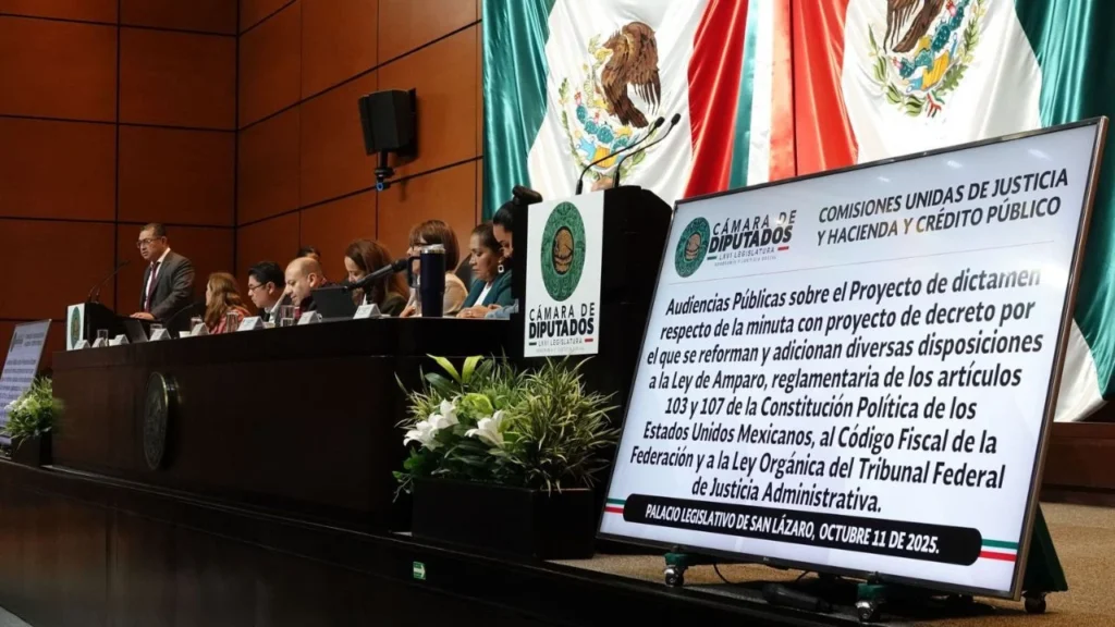 Las Comisiones Unidas de Justicia y Hacienda y Crédito Público de la Cámara de Diputados avalaron el dictamen en Ley de Amparo.