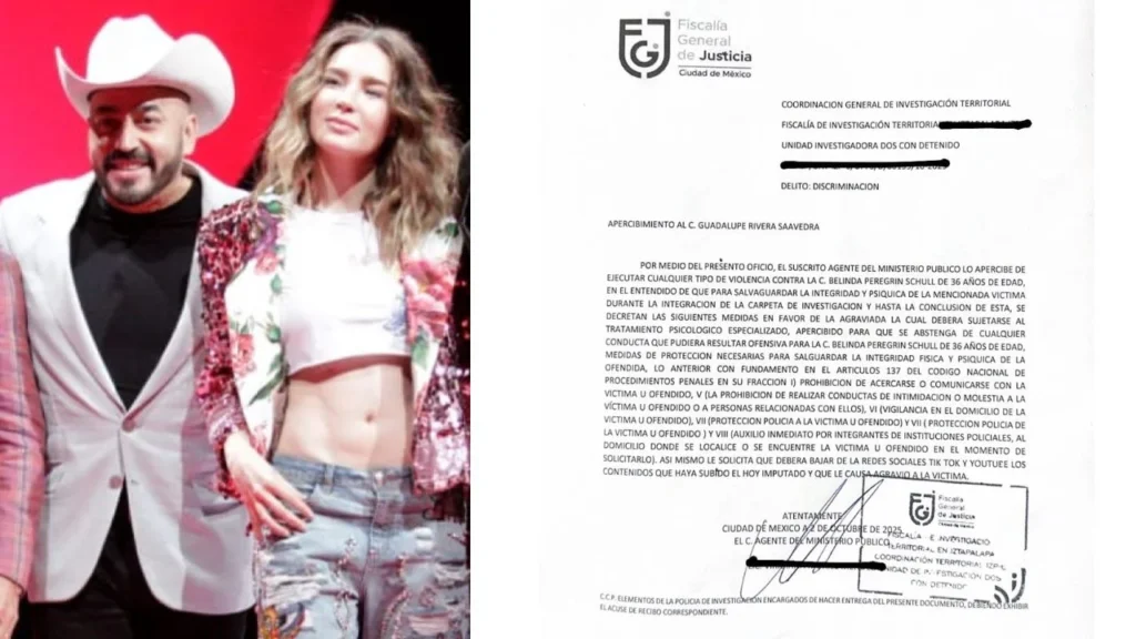 Belinda procedió legalmente contra Lupillo Rivera, por lo que consiguió que no se le pueda acercar y elimine contenido sobre ella en redes.