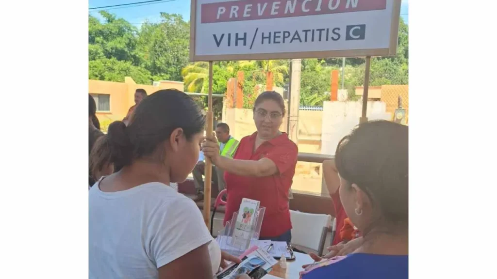 Se realizaron pruebas rápidas de VIH y Hepatitis C.