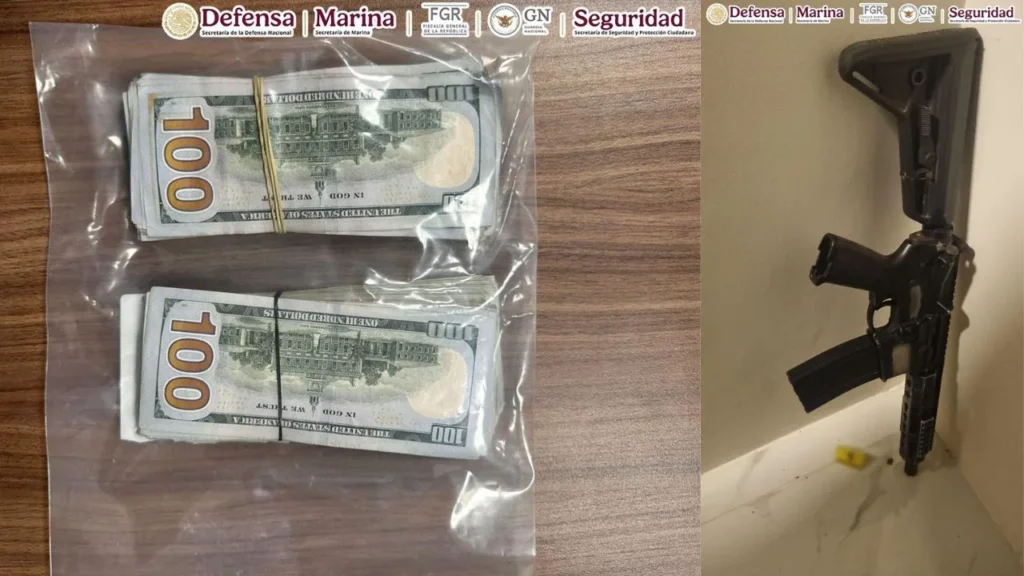 Juana María 'N' alias 'La Conta' fue detenida junto a tres personas más, tras la ejecución de tres órdenes de cateo en Tamaulipas.