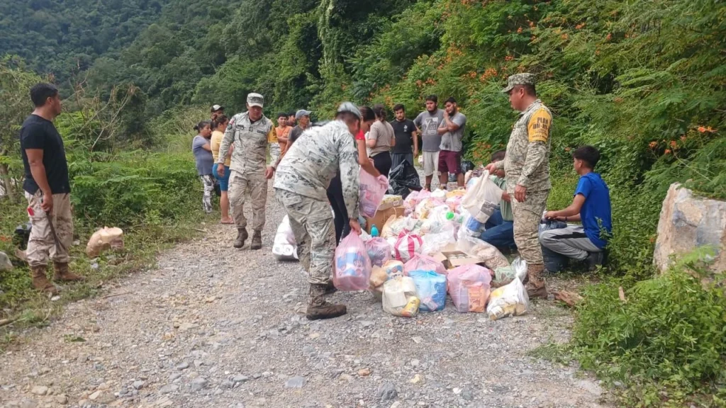 En los estados de Puebla, Hidalgo y Veracruz, la Guardia Nacional (GN) refuerza la fase Recuperación del Plan DN-III-E.