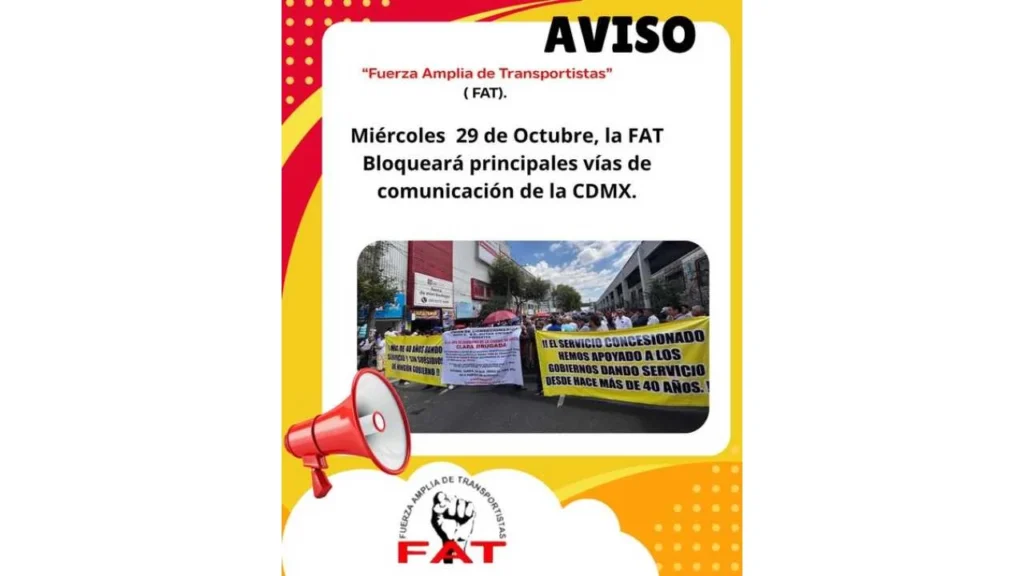  Días antes, los transportistas anunciaron un mega bloqueo en la CDMX.