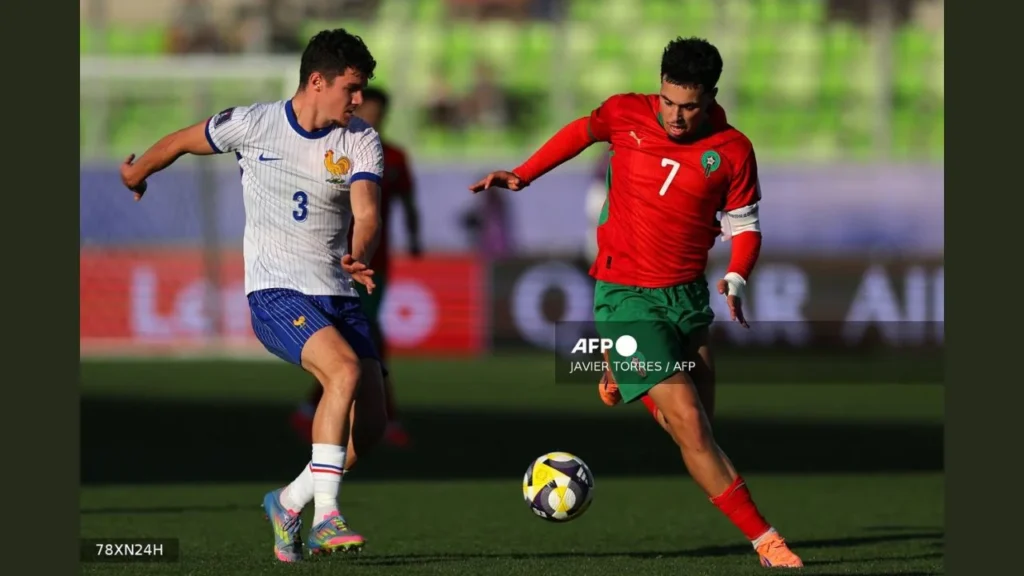 Marruecos se ganó el derecho a pelear por el campeonato Sub-20, contra Colombia o Argentina, tras vencer a Francia en la semifinal.