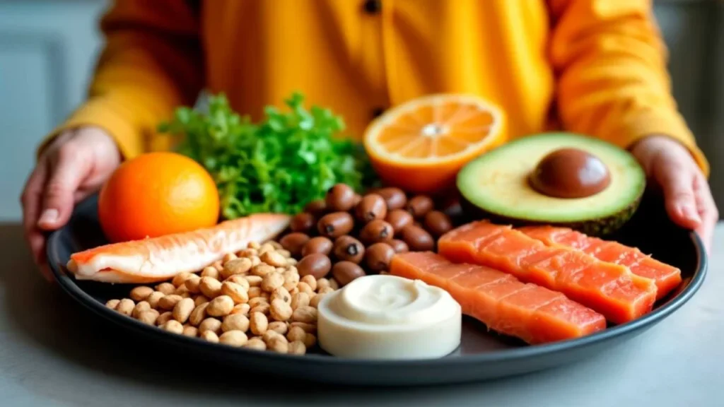 Descubre los alimentos que debes consumir durante la menopausia para tener un buen equilibrio hormonal.
