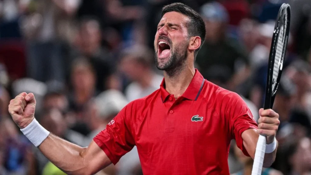 Novak Djokovic en Shanghái