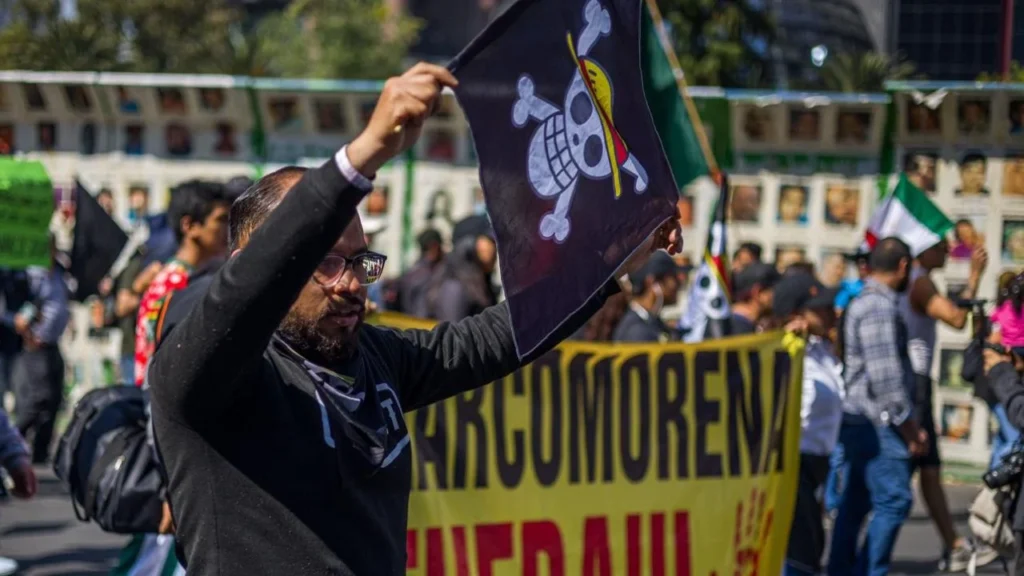 Este 20 de noviembre se llevó a cabo la segunda marcha de la generación Z, la la par del desfile de la Revolución Mexicana
