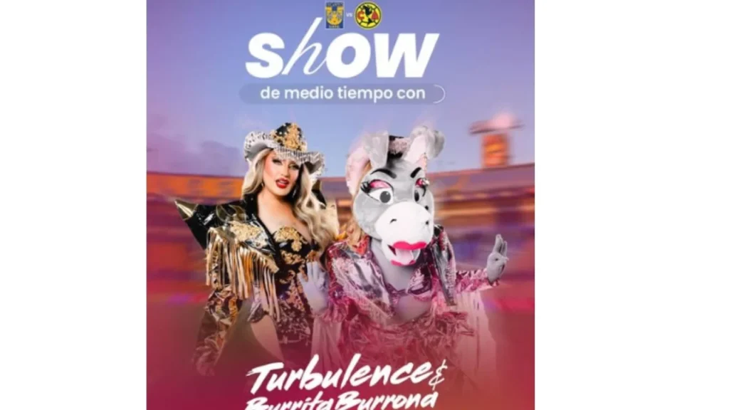 Foto: Intagram/ Show de medio tiempo encabezado por figuras virales como Turbulence y Burrita Burrona