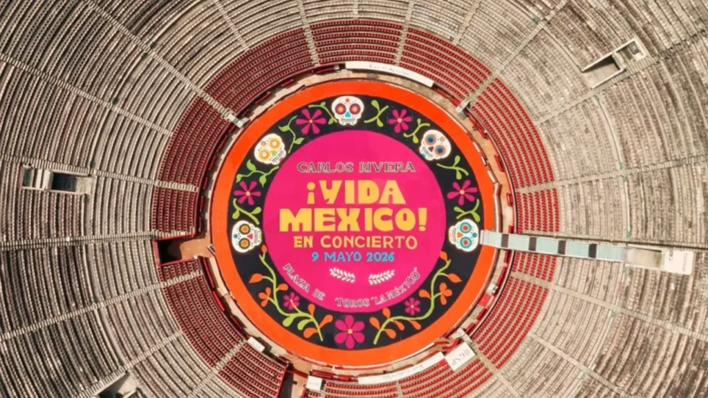 Carlos Rivera aprovechó la maestría de sus paisanos para darle mayor lucimiento al anuncio de su concierto en la Plaza de Toros 'La México'.