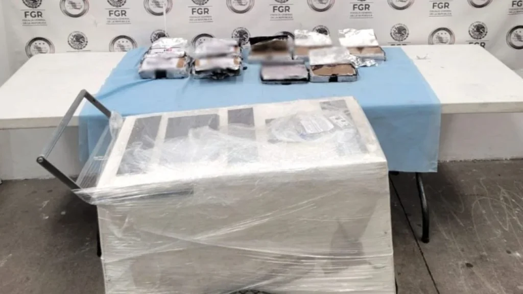 El hallazgo de la cocaína y fentanilo dentro del carrito de paletas forma parte de las acciones del Plan Michoacán por la Paz y la Justicia.