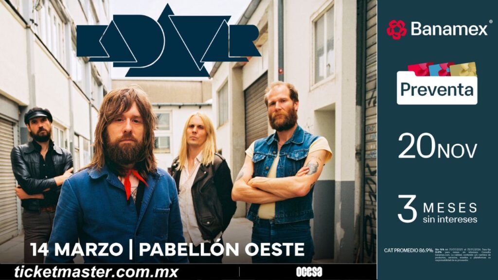 Kadavar, 2026, Pabellón Oeste