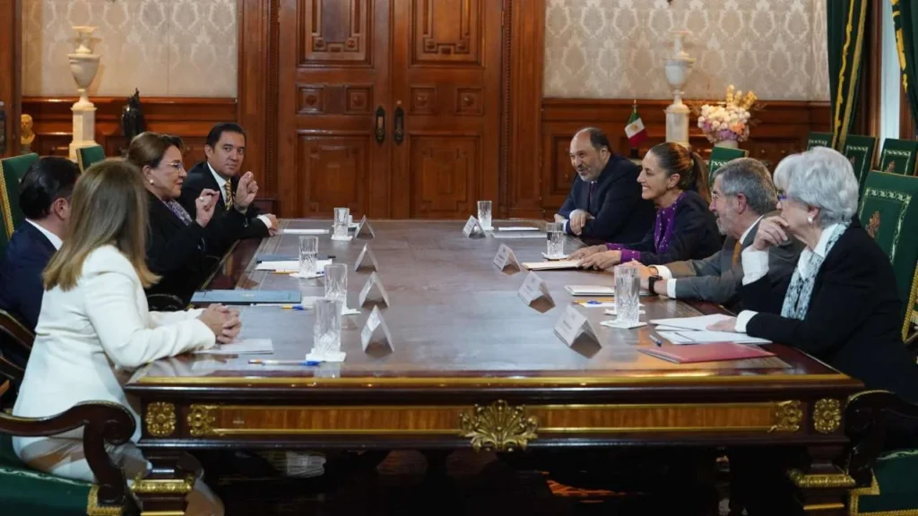 Sheinbaum Pardo abordó temas de actualidad de América Latina y el Caribe con la presidenta de Honduras.