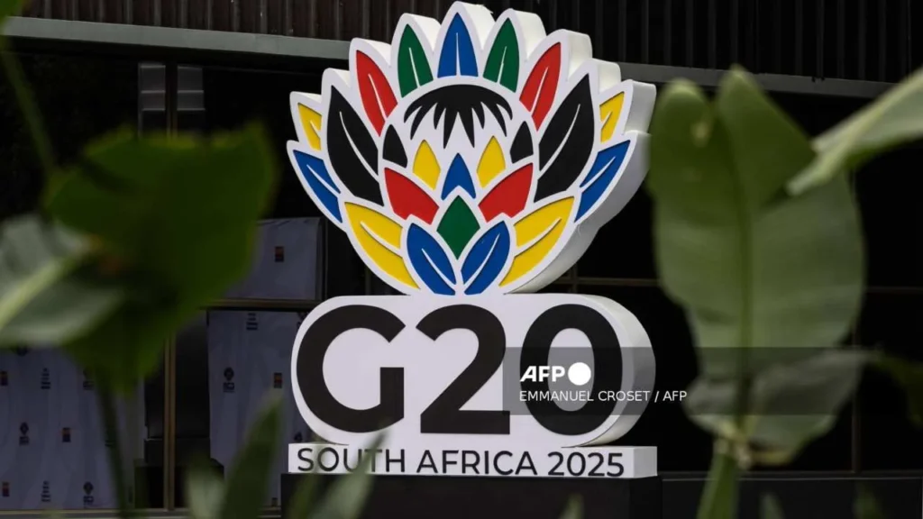 La cumbre del G20 de este 2025 se llevará a cabo en Sudáfrica.