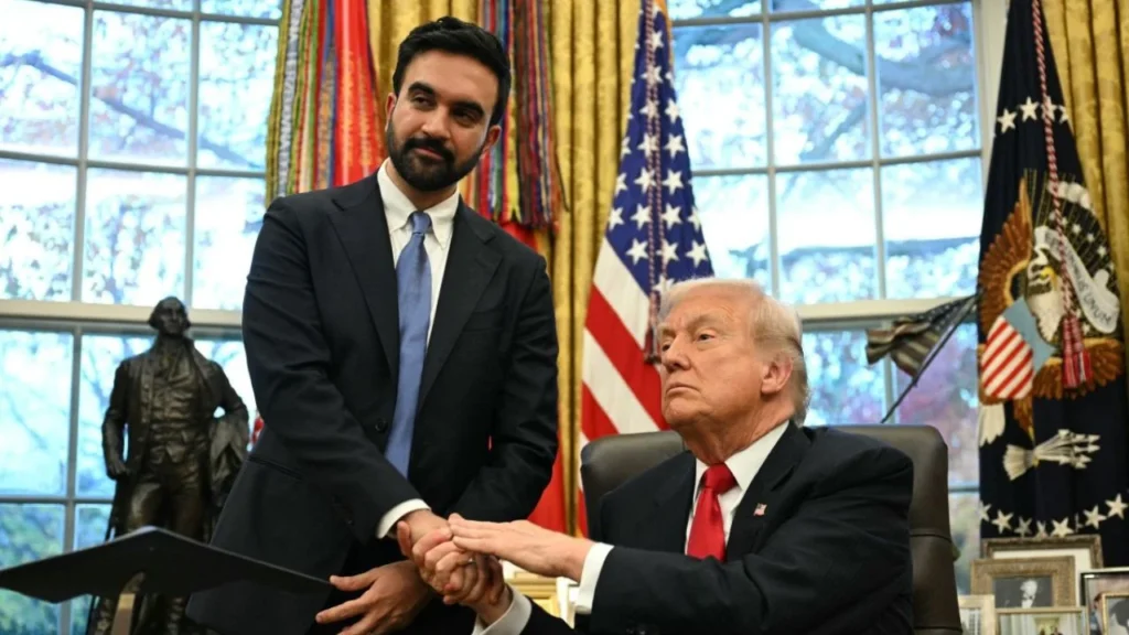 Donald Trump se reunió en la Casa Blanca con el próximo alcalde demócrata de Nueva York, Zohran Mamdani, con quien dijo trabajará por NY.