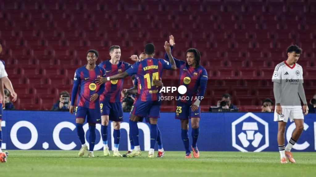Foto: AFP | Barcelona logró su tercera victoria en el campeonato actual en Champions.