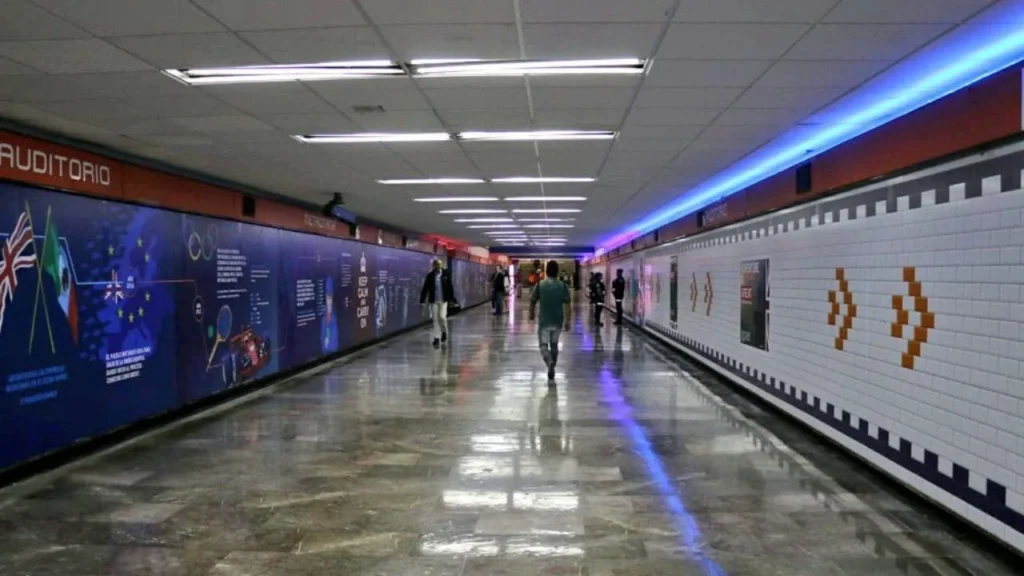 A través de redes sociales, el Metro de la CDMX anunció el cierre indefinido de la estación Auditorio.