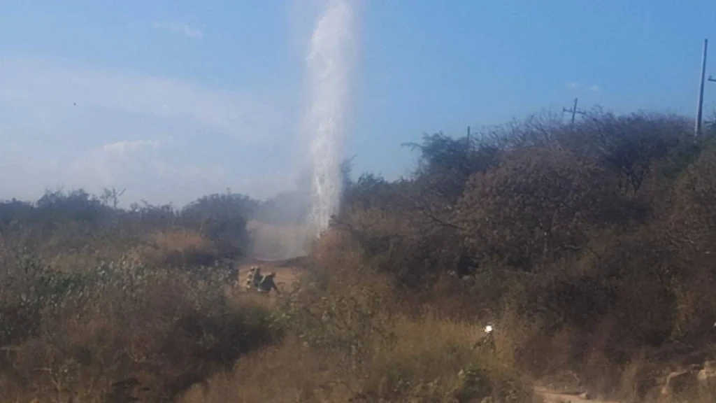 La Unidad Estatal de Protección Civil y Bomberos de Jalisco (UEPCBJ) estimó la fuga de hidrocarburo en un tramo aproximado de 100 metros. 