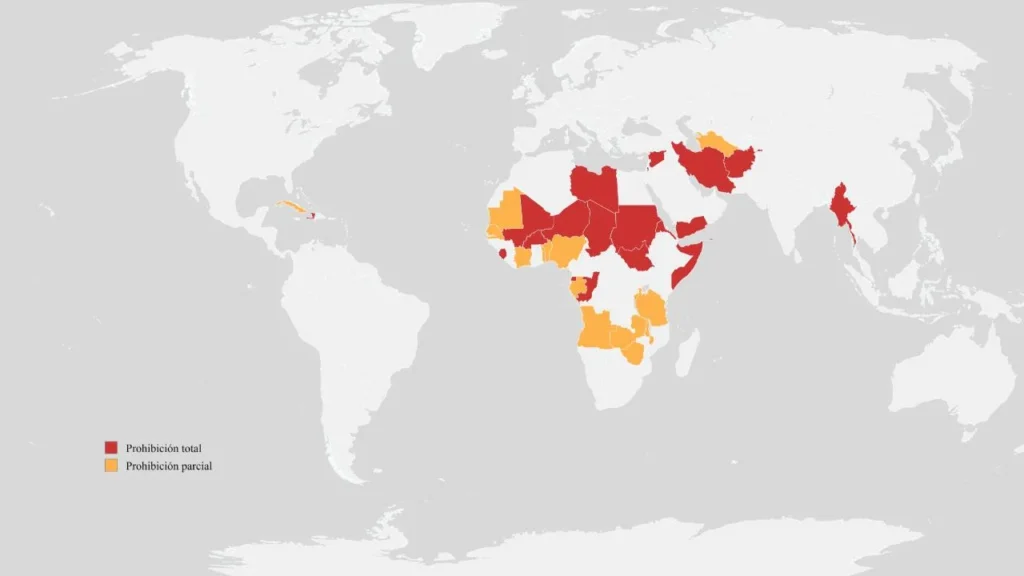 Cuba y Haití son los únicos países de América con veto por parte del gobierno estadounidense.