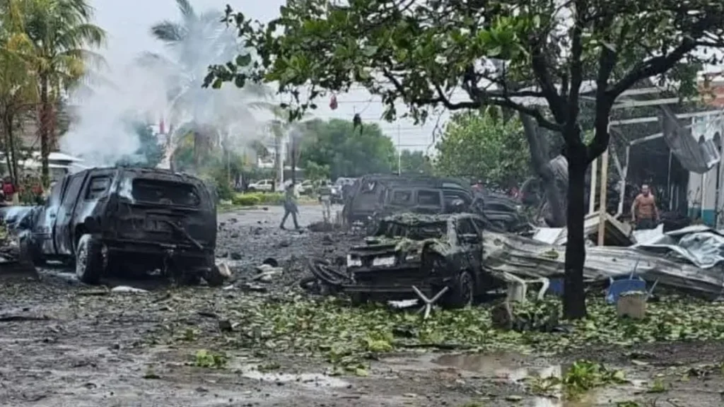 Tras la explosión en Coahuayana, Michoacán, la FGR realiza diligencias sobre la carpeta de investigación por delincuencia organizada.