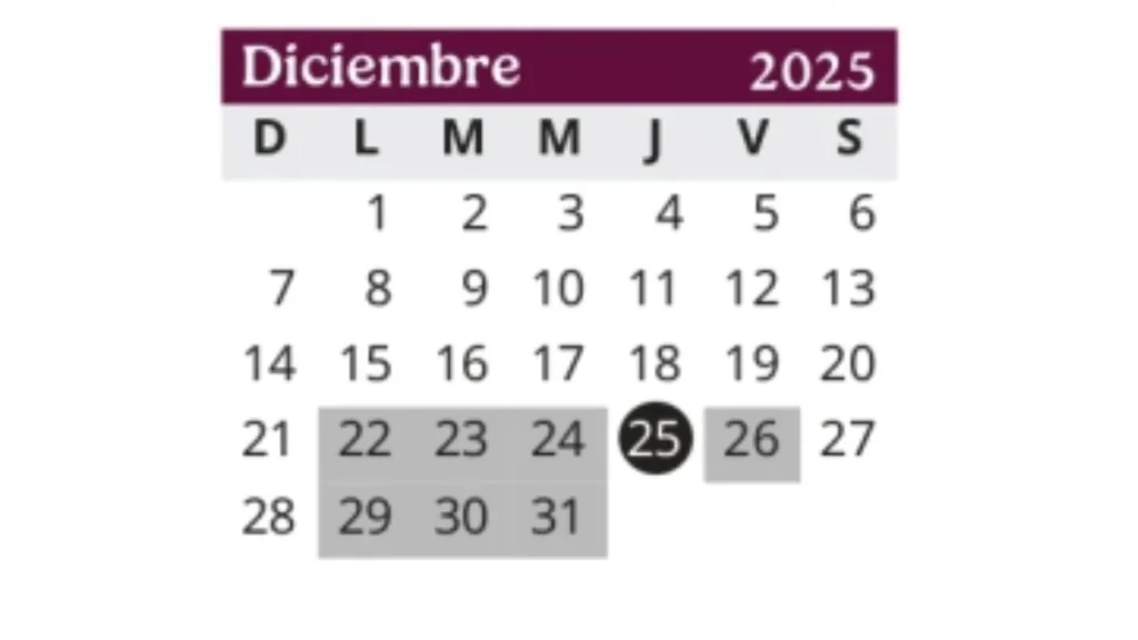 Aquí te contaremos si la SEP contempla el 12 de diciembre como suspensión de clases, según su calendario oficial de este ciclo escolar.
